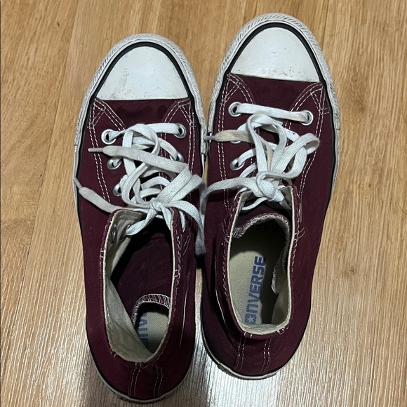 Converse Burgundy High-Top Sneakers - Picture 3 of 3